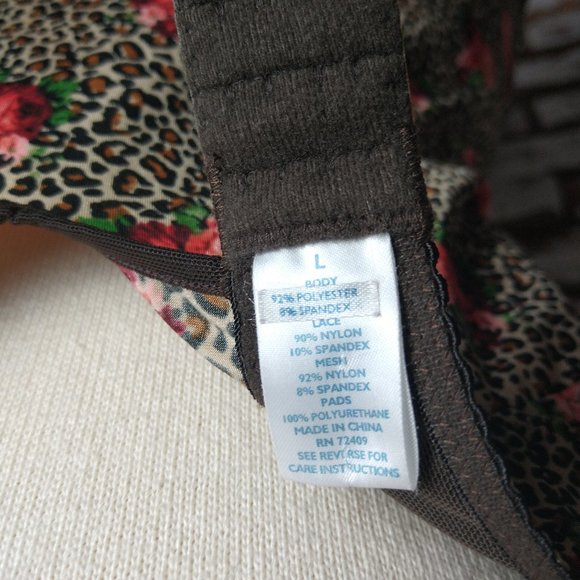 Nighty Chemise Cami Corset Top L SEXY Brown L - Picture 6 of 7